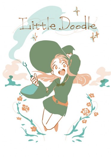 Little Doodle~孔版印刷塗鴉冊 封面圖
