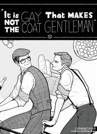It's not the gay coat that makes the gentleman