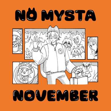 No Mysta November 塗鴉本 封面圖