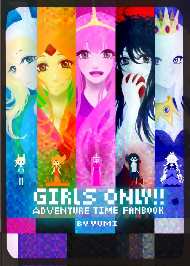 《GIRLS ONLY!!》Adventure Time女角插畫本 封面圖
