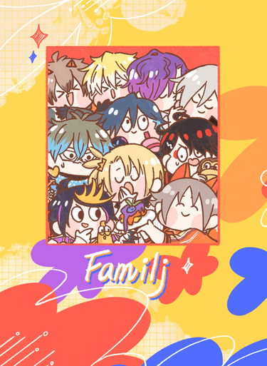 《Familj》彩虹EN全彩繪本 封面圖