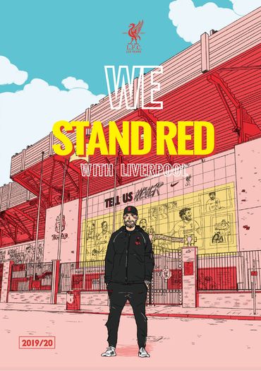 WE STAND RED WITH LIVERPOOL 封面圖