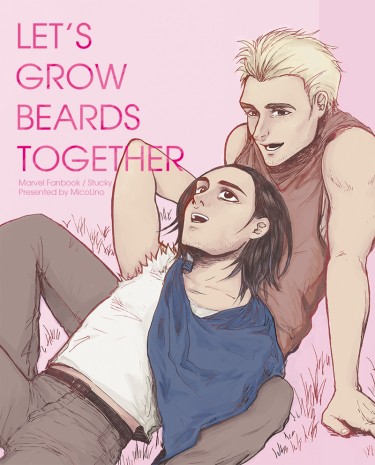 Let's Grow Beards Together 盾冬漫畫插畫本 封面圖