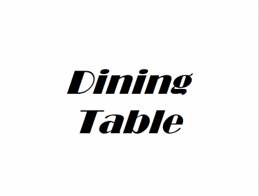 Dining Table 封面圖