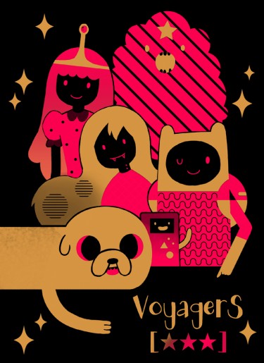 Adventure Time Riso插圖本 《VoyagerS ★★★》 封面圖
