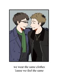 we wear the same clothes 'cause we feel the same