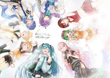 《RECALL》Vocaloid懷舊曲合本畫冊 封面圖
