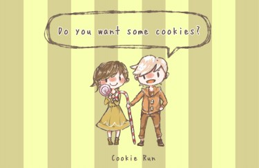 跑跑薑餅人- 擬人插畫集 -《Do you want some cookies？》 封面圖