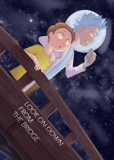 Rick and Morty-《Look on Down From the Bridge》 封面圖