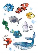 【原創】海洋生物小貼紙