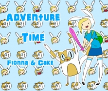 Adventure Time/探險活寶 Fionna&amp;Cake眼鏡布