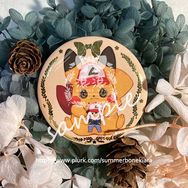 [Pokemon]-皮卡丘的小智-絲絨膜燙金徽章