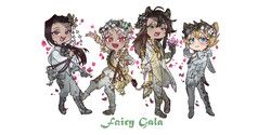 【扭曲仙境】 ~Fairy Gala~漸層閃粉吊飾