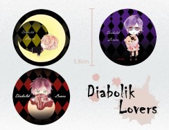 【Diabolik Lovers】5.8cm徽章(珍珠霧面)