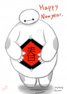 [BH6] 杯麵新年快樂 無料明信片