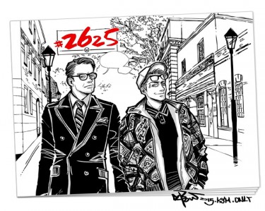 #2625 -KINGSMAN全員塗鴉本 封面圖