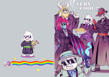 UNDERTALE 全彩插畫本 Very Cool! 封面圖