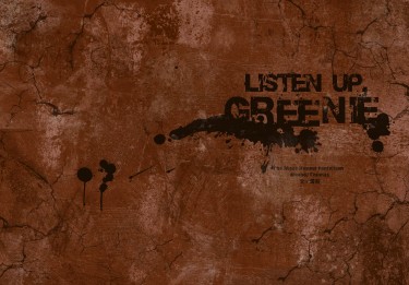 Listen up, Greenie. 封面圖