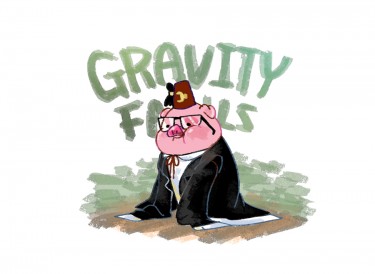 GRAVITY FALLS插畫本 封面圖