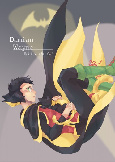 Damian Wayne, Robin the Cat 封面圖