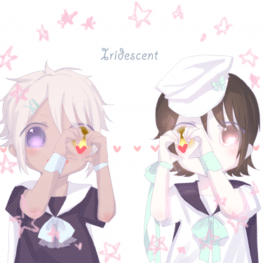 【原創】Iridescent 全彩四格漫畫+插畫本 封面圖