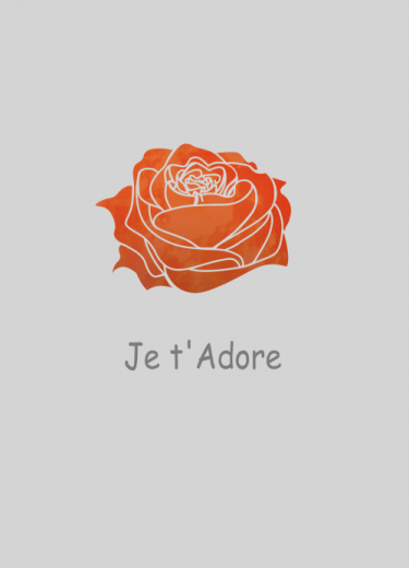 Je t'Adore 封面圖