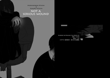 CWT34黑籃紫冰無料小說本 not a serious wound 封面圖