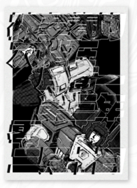 IDW 變形金剛 霸福突發 A5漫畫 + 金屬貼紙組