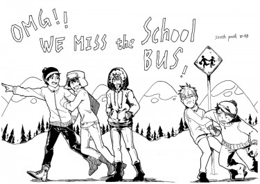 OMG!WE MISS the School Bus! 封面圖