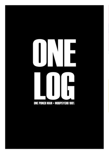 一拳+靈能《ONE LOG》二次創作全彩塗鴉本 封面圖