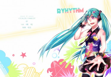 V家全彩插畫本《RHYTHM》 封面圖