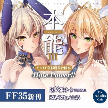 【本能3】FATE FGO成人向 漫畫插畫合本 封面圖