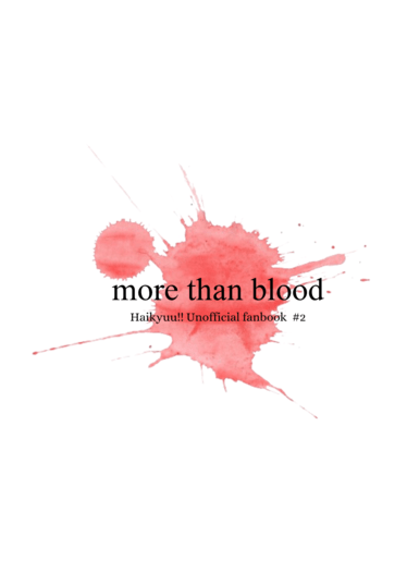 more than blood