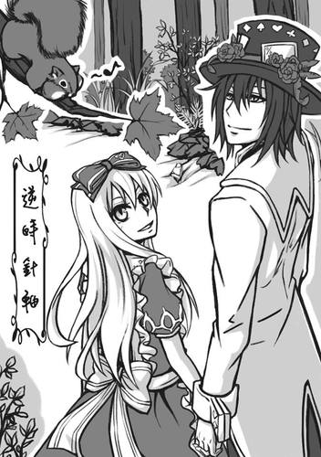 BLOOD X ALICE 黑白無料小說《逆時針軸》 封面圖