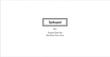 「Spideypool」慶祝《死侍》電影上映無料（已於網路上公布）