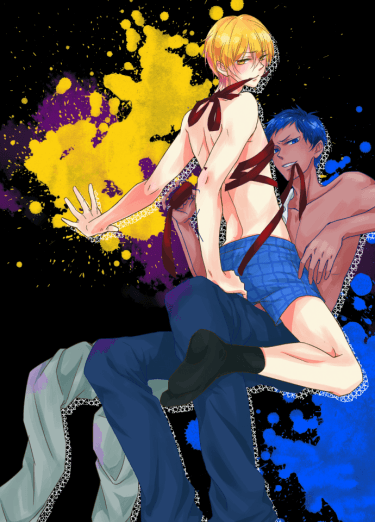 青黃《The Kise Which Aomine Plays.》小說本 封面圖