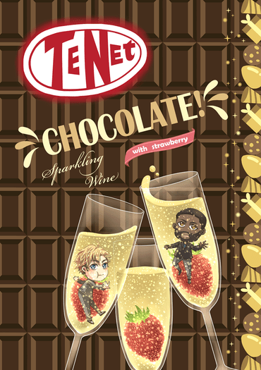 天能Tenet Fanbook小說本《CHOCOLATE!》 封面圖