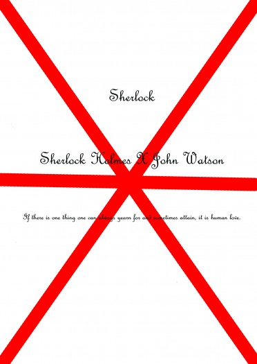 BBC Sherlock同人本Human Love 封面圖