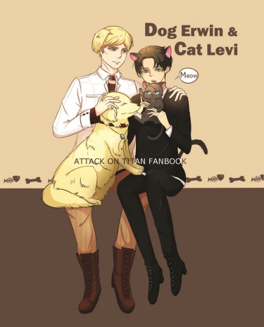 團兵《Dog Erwin & Cat Levi》 封面圖
