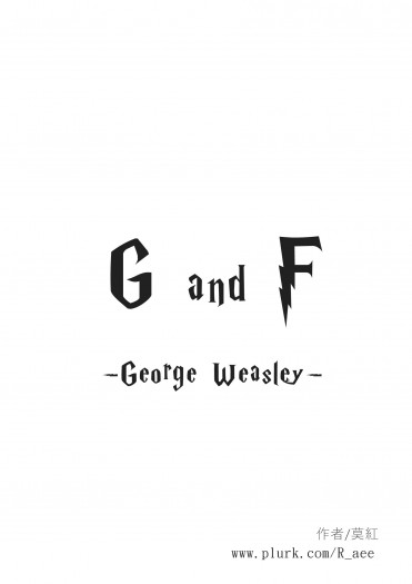 【HP】衛斯理雙子、喬治中心突發本《G and F》