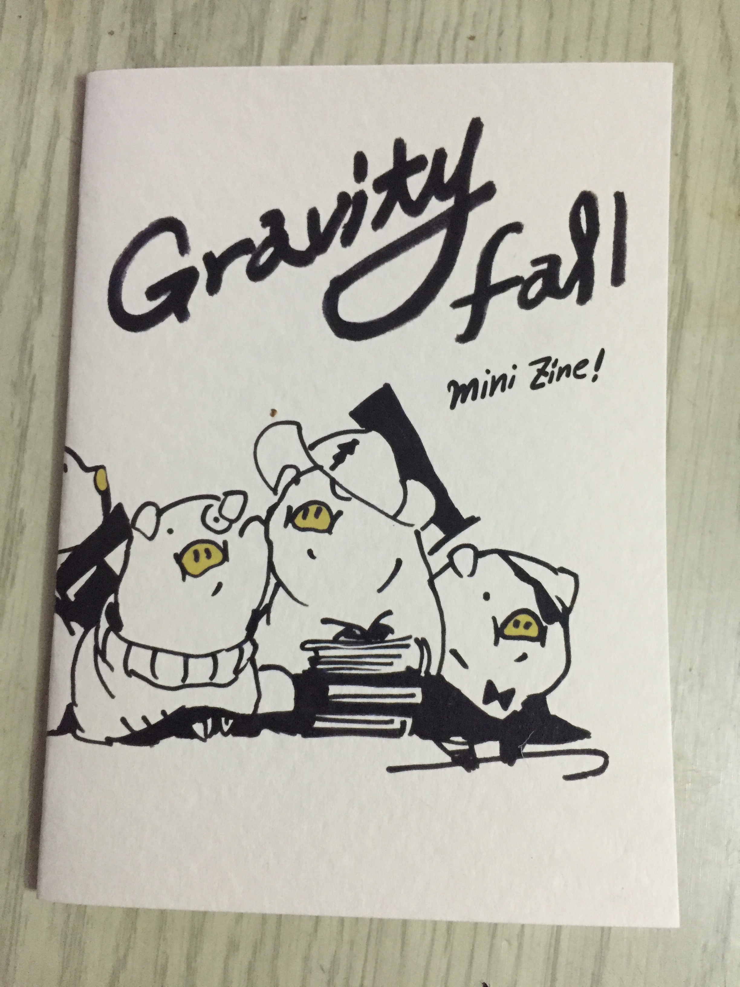 Gravity Fall 突發塗鴉本 試閱圖