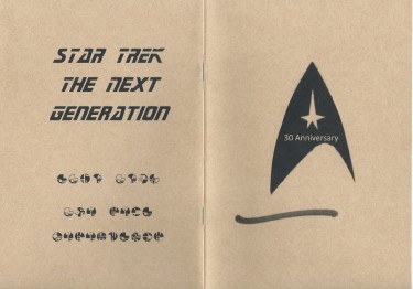 Star  Trek The Next Generation 30週年紀念本 封面圖