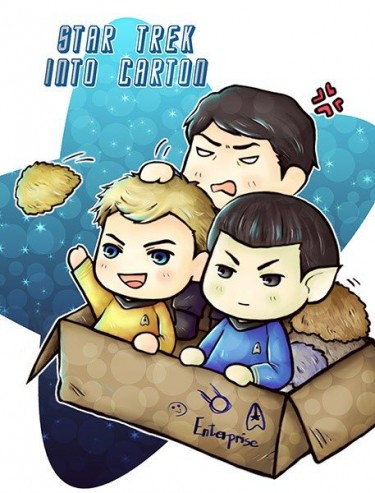 STAR TREK INTO CARTON 封面圖