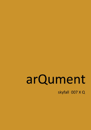 arQument（skyfall衍生） 封面圖