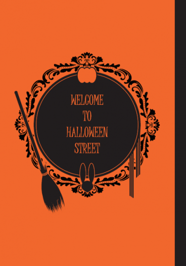 《 WELCOME TO HALLOWEEN STREET》原創四格漫畫本 封面圖