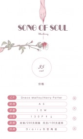 ◇幸運兔代購◆哈利波特 HP HARRY POTTER 德哈 song of soul