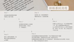 純排版/校稿+排版皆可用的流程