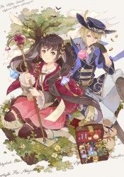 個人誌小說《紅茶不加糖》封面插畫