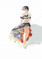 彩色人物插圖