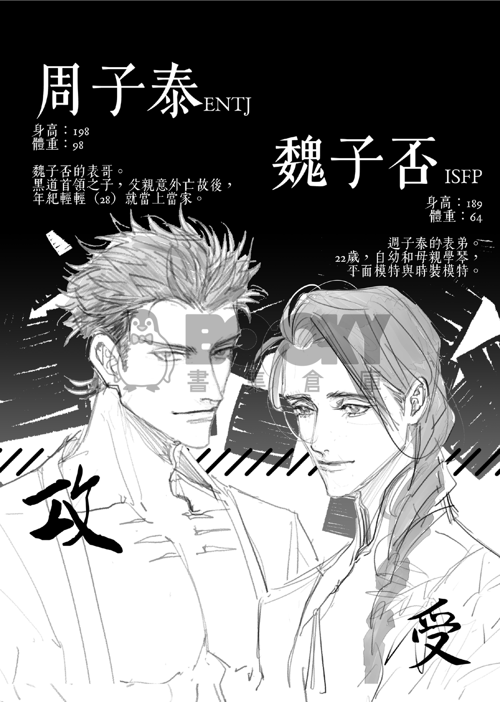 【原創BL】《否極泰來#1》線上免費連載漫畫內容＋4P刊物限定內容 試閱圖片